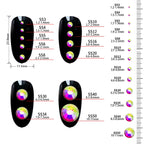 Factory Direct Wholesale Rhinestones High Quality Crystal Flatback Hotfix Bulk Package  for Blingbling Transfers Clothes Shoes