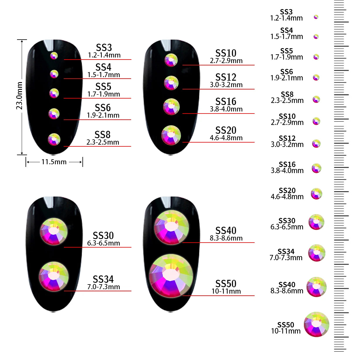 Factory Direct Wholesale Rhinestones High Quality Crystal Flatback Hotfix Bulk Package  for Blingbling Transfers Clothes Shoes