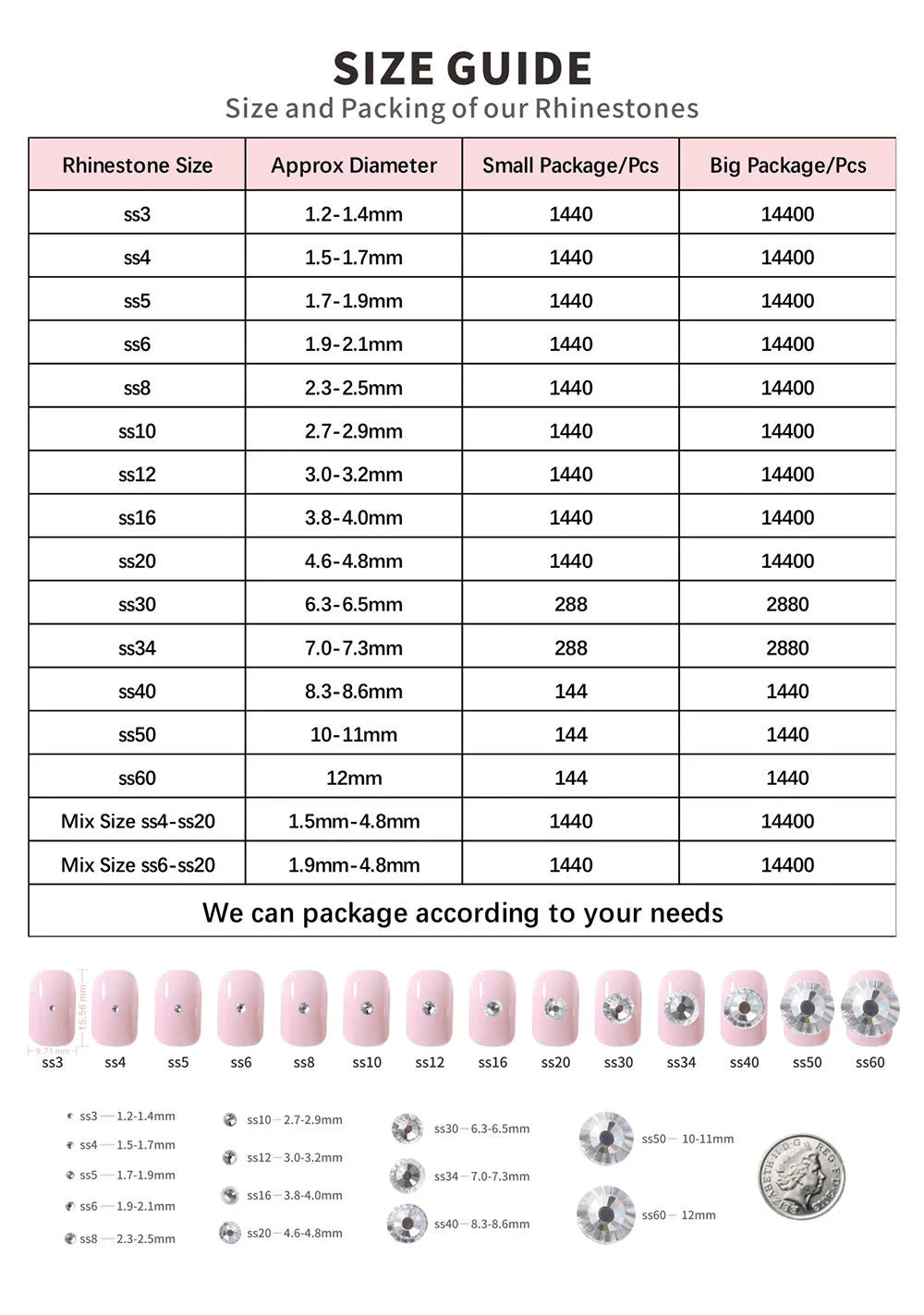 Wholesale Glitter Glass AB Crystals Nail Art Rhinestones Flat Back Non Hotfix Rhinestone Diamond for Fashion Jewelry Earring