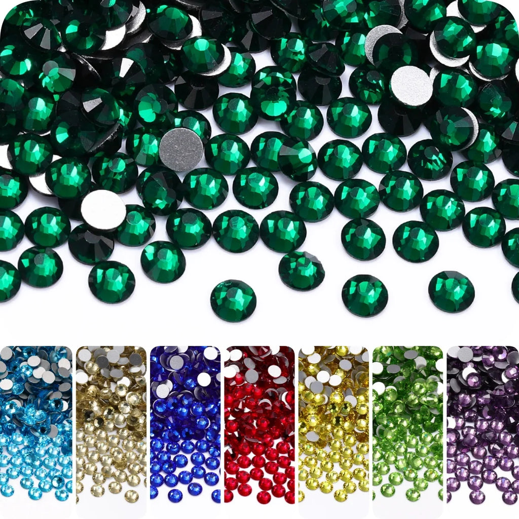 Non Hotfix 2058 Rhinestones Sparkling Top 6A Quality Crystal AB for Clothes Shoes Bags Hats Wholesale