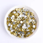 SS6-SS30 Wholesale Small Bag Non Hotfix Glue on 4A+ Quality Rhinestones Glass Crystal Flatback Regular Cut for Nail Art