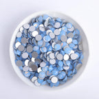 SS3-SS30 Non Hot Fix Glass White Opal Flat Back Crystal Stone Rhinestones for Nail Art Decoration