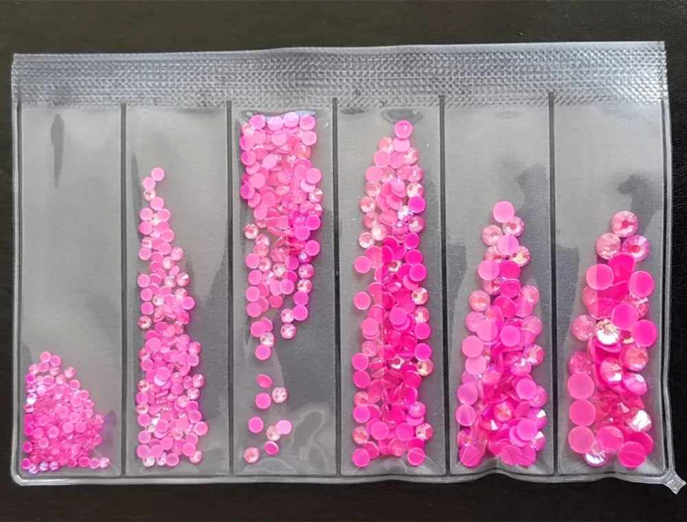 Customized Night Bling Rhinestone Fluorescent Flat Bottomed Drill Diy Nail Art Rhinestone