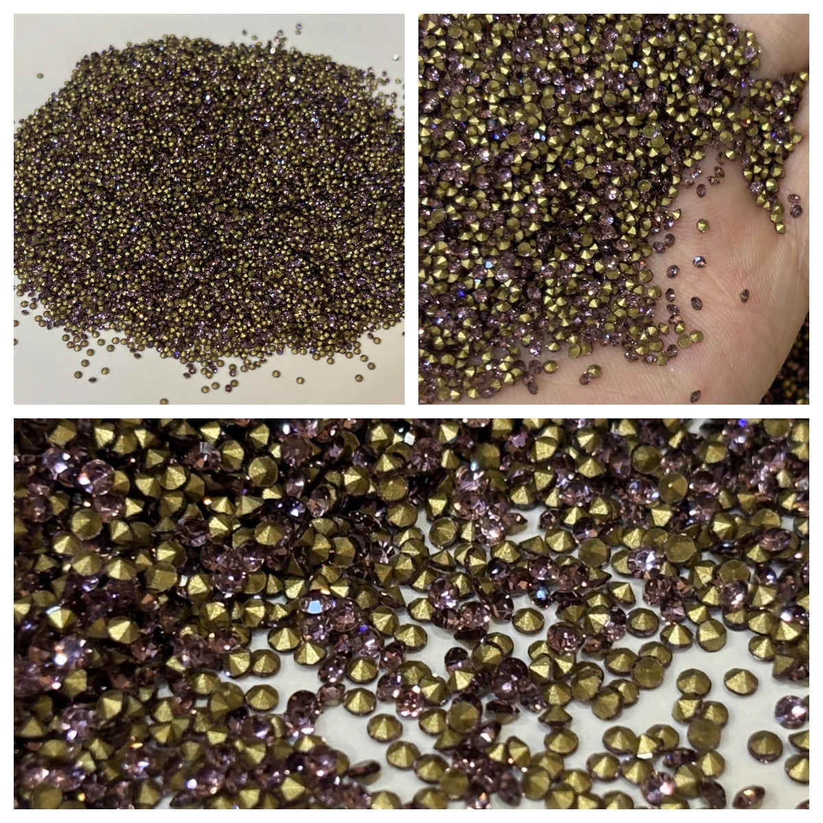 Wholesale SS4 Pointed Bottom Glass Rhinestone DIY Nail Decorations Accessories Crystal Diamond Chaton Rhinestones