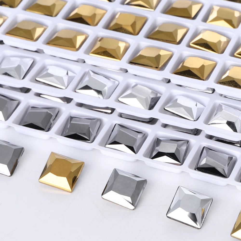 Effect Color Hot Selling Latest Fashion Design Factory Wholesale New Design Eco-friendly Materials K9 Glass Point Back Stone