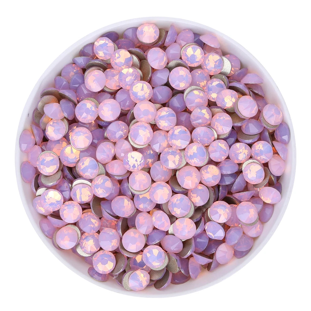 Wholesale Factory 100% Good Feedback Glass Stone 16 Cut Cold Fixation Non Hot Fix Crystal Rhinestone for Women Bikini