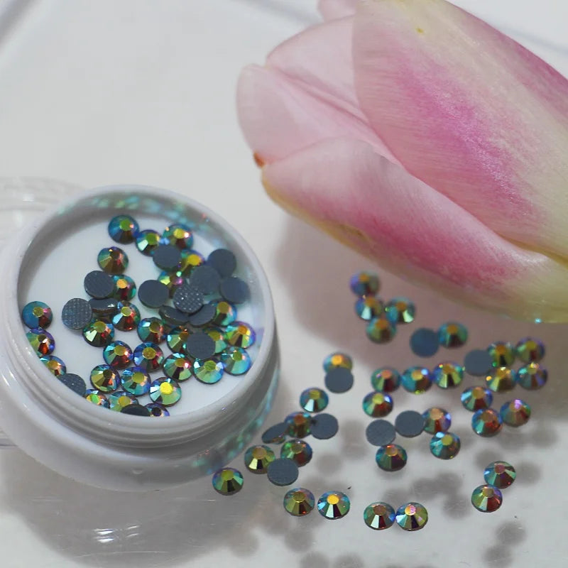 Wholesale Shiny Flat Bottomed Water Diamonds Loose Rhinestone Nail Art Accessories Jewelry DIY Decorative Materials