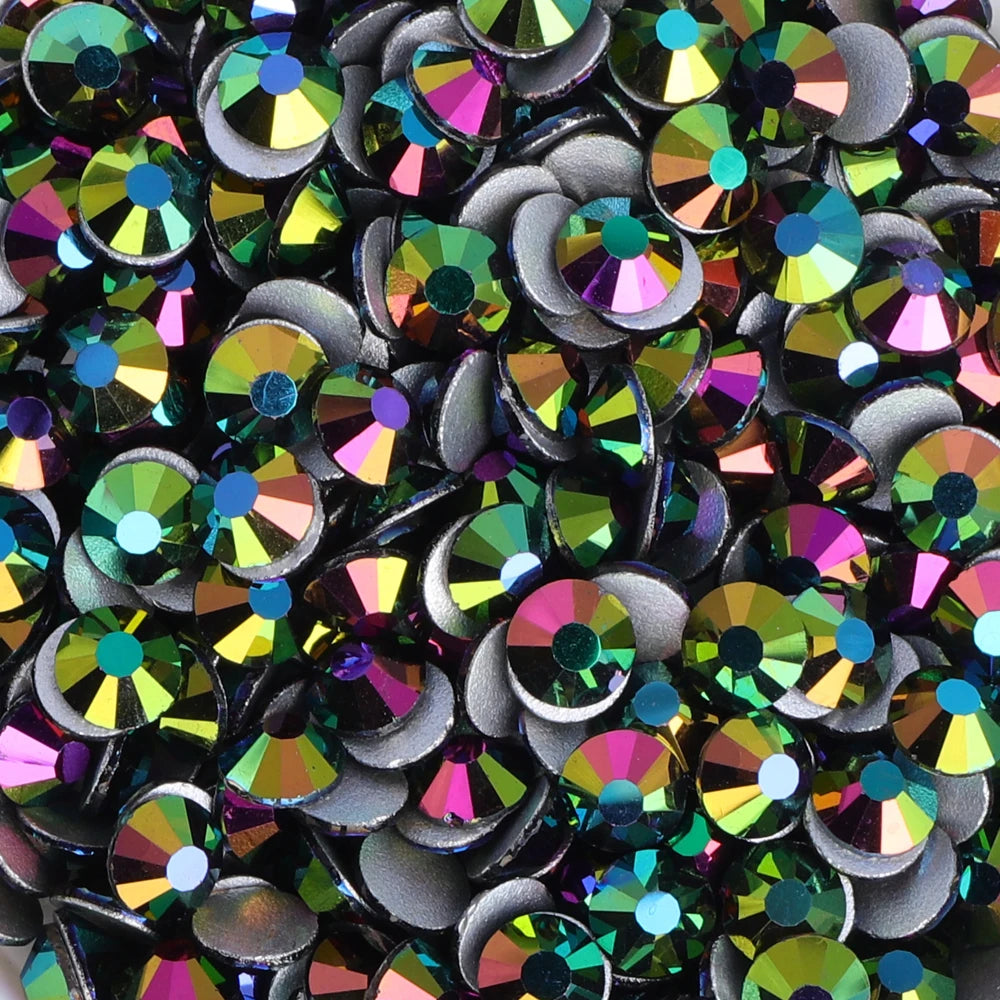 QIYI  SS30-SS60 1130-1187 14400pcs Non Hot Fix Flat Back Factory Wholesale High Quality Durable Glass Rhinestones for Girls