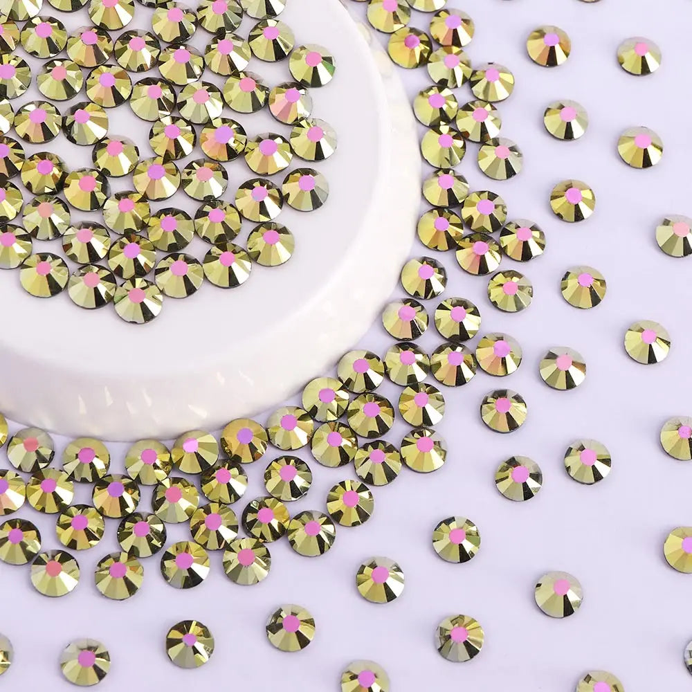 Factory Wholesale Over 200 Colors German Intensive Non Hotfix Stone Glass Crystal AB Rhinestones for Tumbler