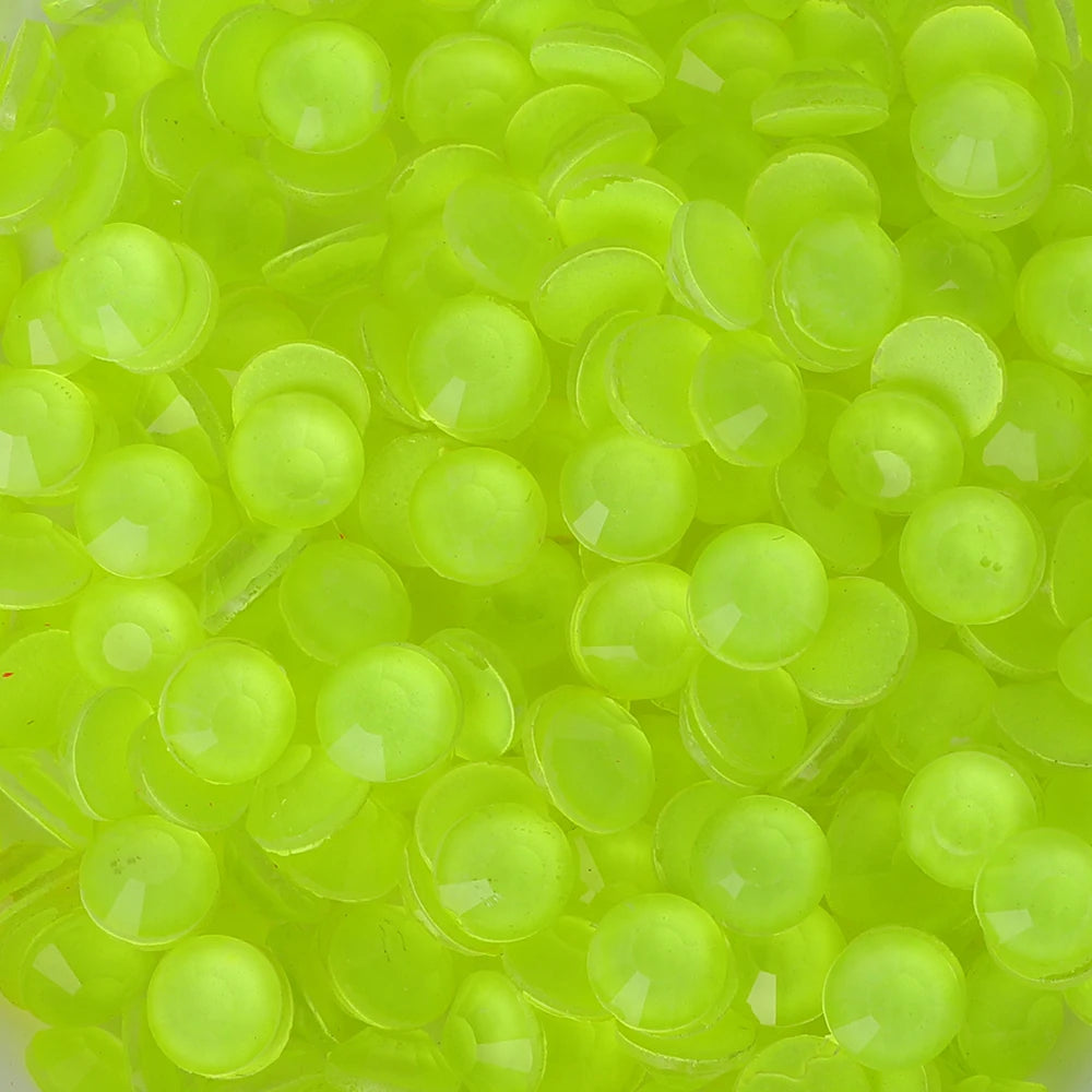 QIYI New Arrival Latest Fashion Multi Colors  Size Flatback Crystals Glass Stone Mocha Neon Glass Rhinestones for Decoration