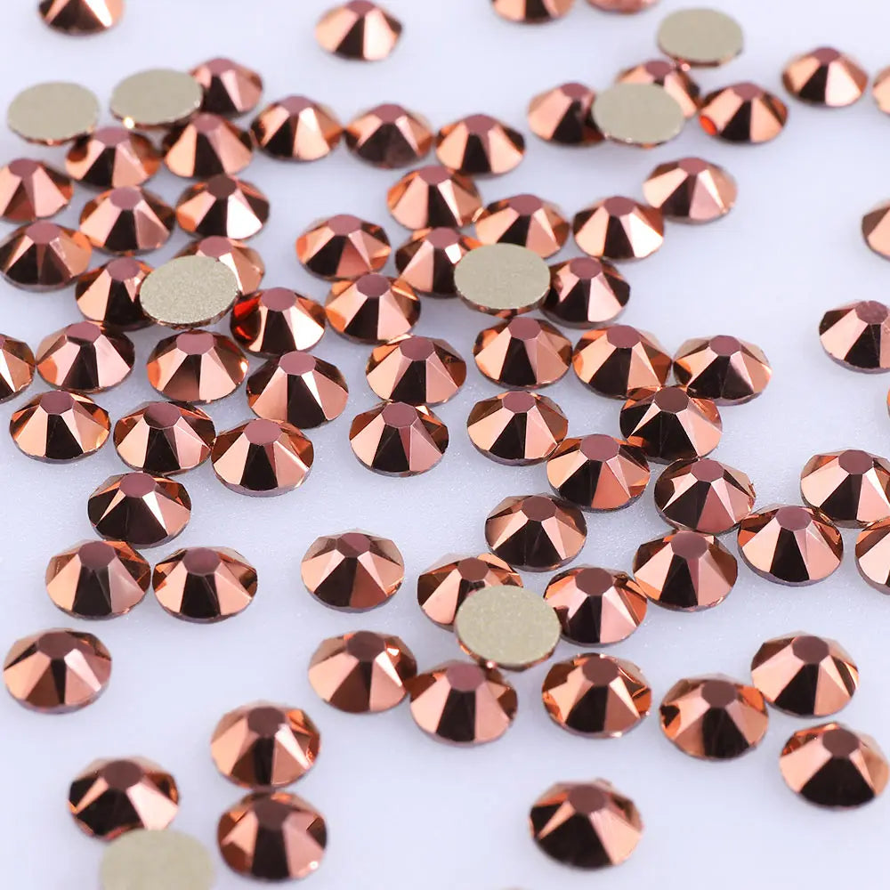 SS10-SS40 Top Quality 8 Big 8 Small 16 Facets 2088 Cut Non Hotfix Rhinestones Iron Crystal AB High Luster Rhinestone