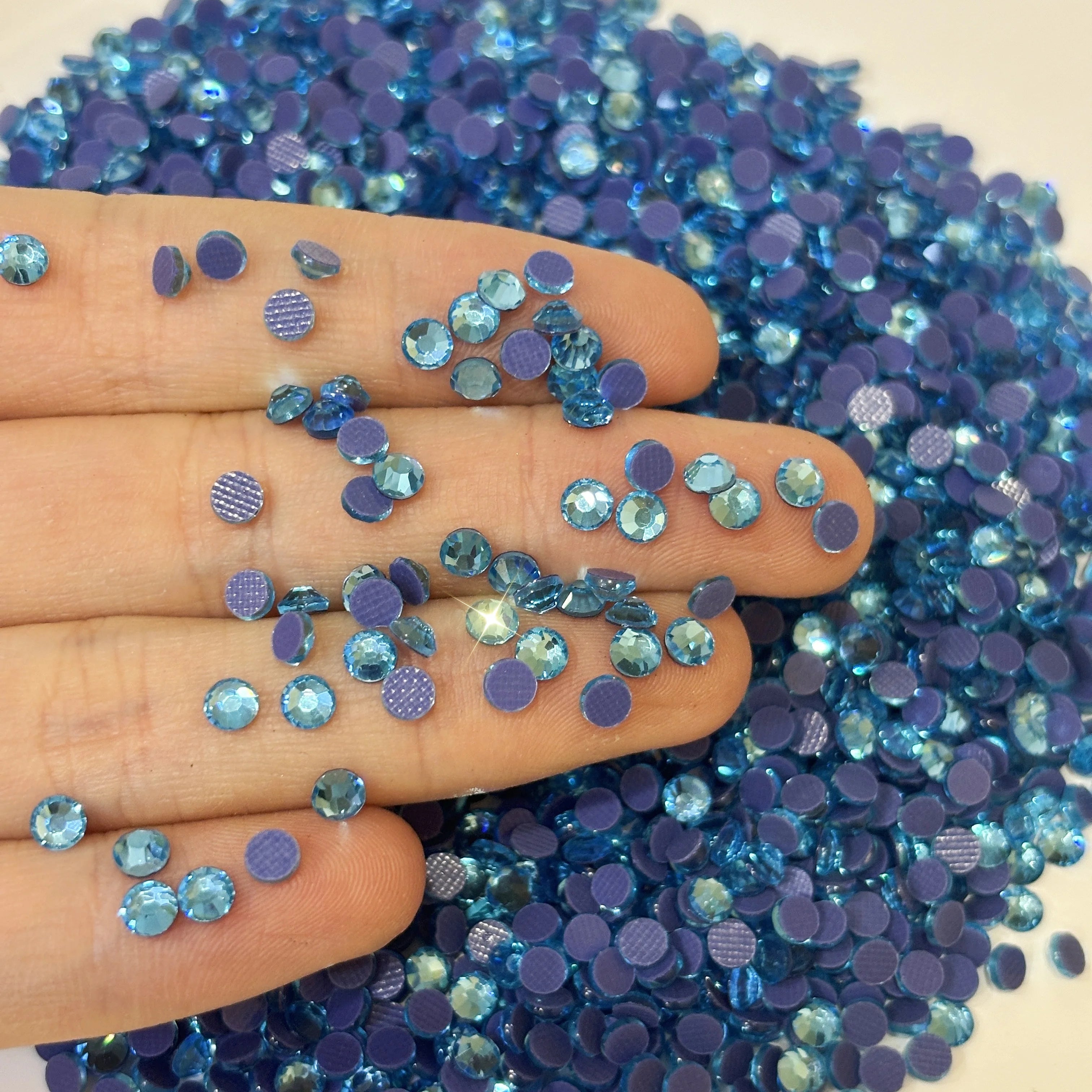 Bulk Shiny Glass Rhinestones Crystal Flatback AB DIY Nail Art Shoe Garment Decorations Hot Fix Glue-On Rhinestone