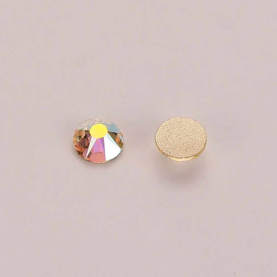 SS10-SS40 Top Quality 8 Big 8 Small 16 Facets 2088 Cut Non Hotfix Rhinestones Iron Crystal AB High Luster Rhinestone