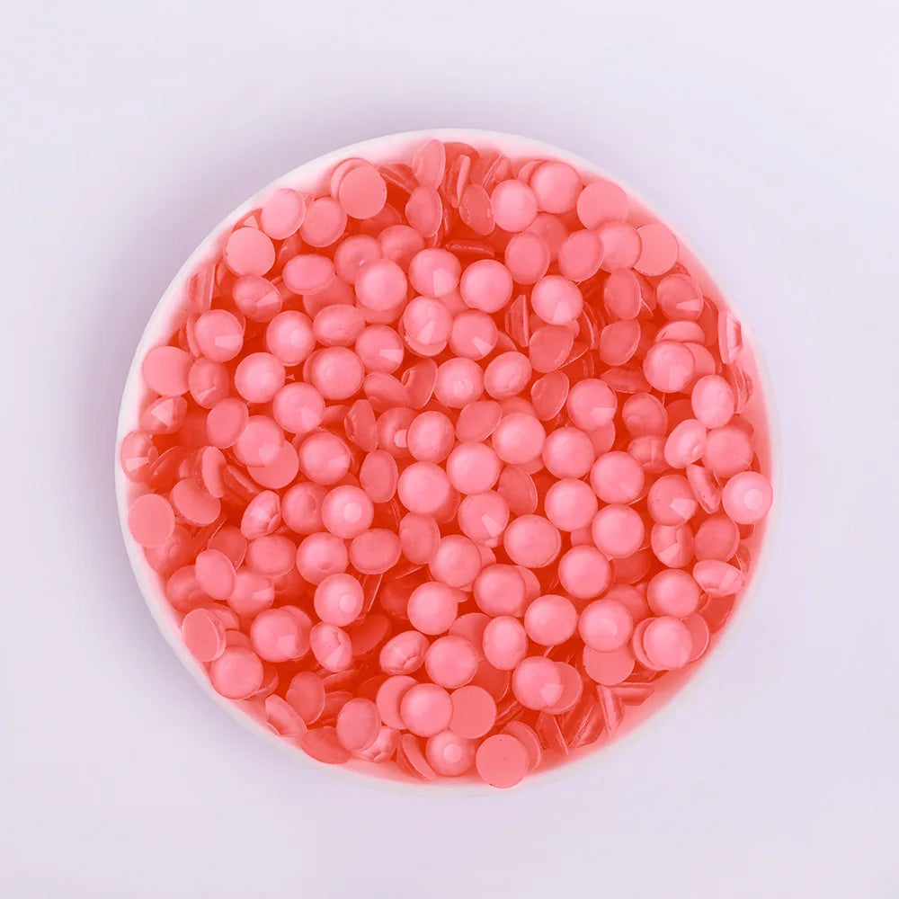 Factory Wholesale Rhinestone Non Hotfix Neon Flat Back Crystal Pink Glass Rhinestones for DIY Nail Clothing