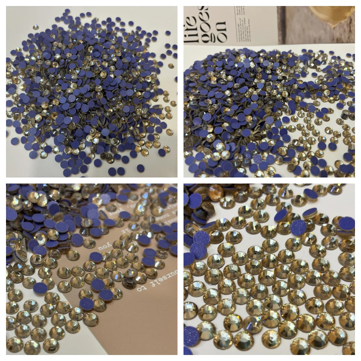 Wholesale SS28 Golden Shadow Hotfix Flat Back Glass Rhinestones  for Garments and Rhinestone Decorations