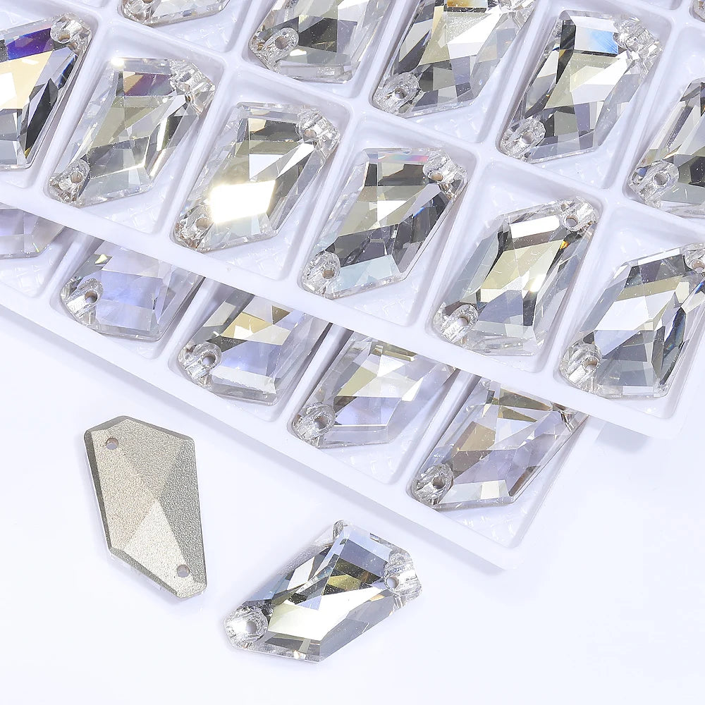 2024 New Product Explosion Factory Direct Wholesale Hot Selling Innovative Design Minimalist Versatile Sew Glass Rhinestones