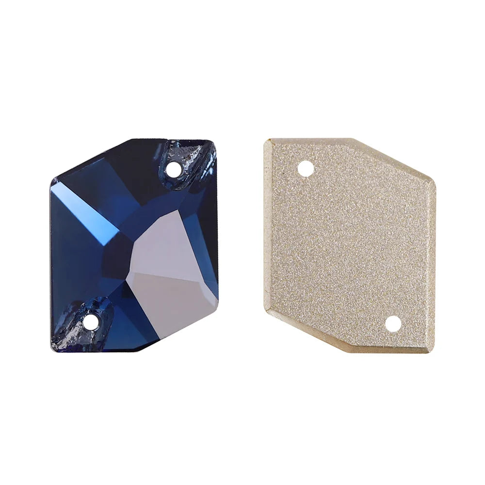 QY Wholesale Cosmic Sewing Crystal Glass Bling Sew-On Rhinestones Flat Back Non Hotfix Stones Bling for Clothing Accessory