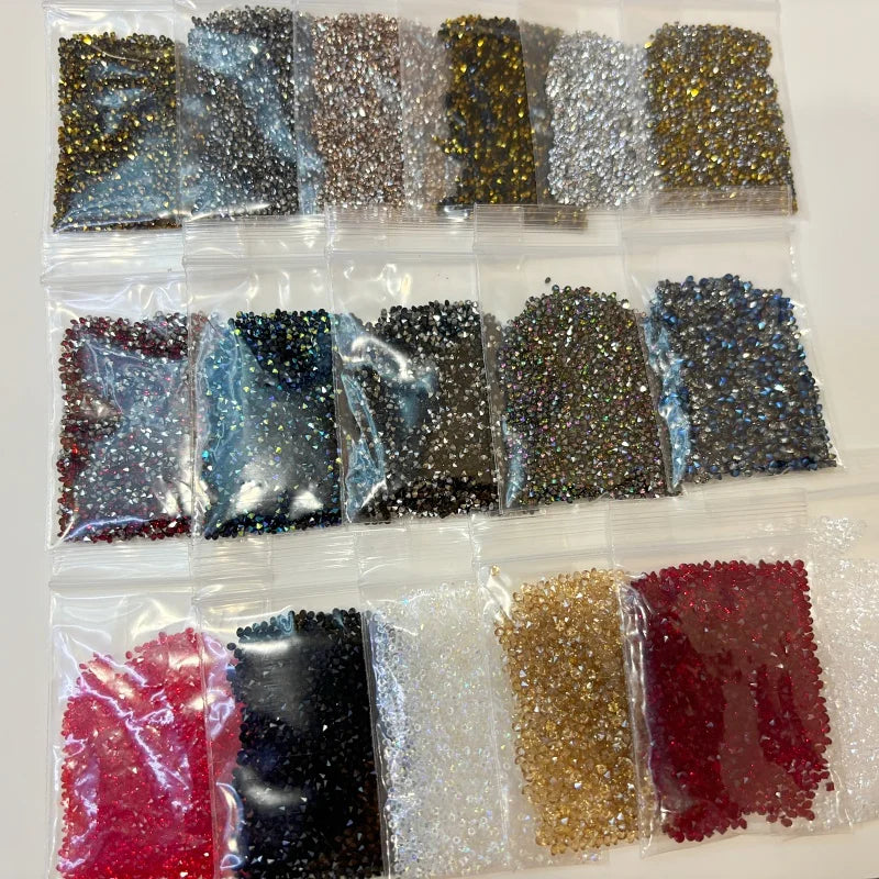 Point Back Rhinestone Wholesale Glass Crystal Rhinestone Nail Art DIY Decoration Materials Rhinestone
