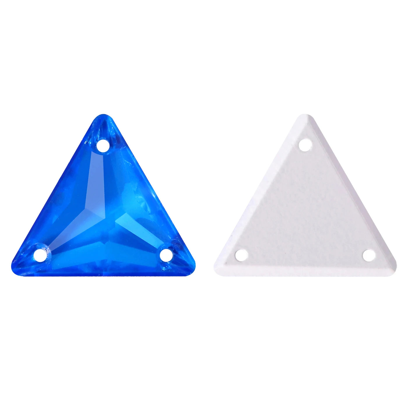 Triangle 12mm 16mm 22mm 80+Colors Sew on Rhinestones 3270  Flat Back Bling Bling Diamond Stone for Fashion Jewelry Clothes