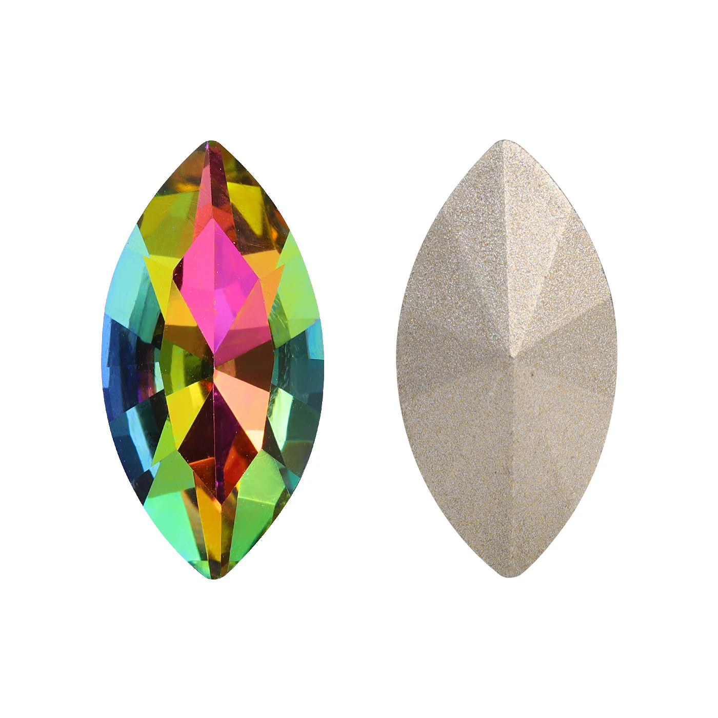 Wholesale Effect Color Fashion Design Minimalist Versatile Popular Decoration Eco-friendly Materials K9 Glass Point Back Stone