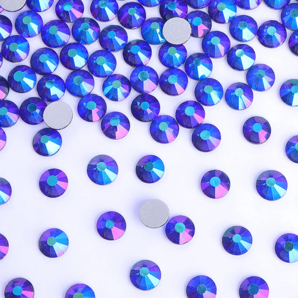 Wholesale 14400pcs Bulk Package Shining Rhinestones Glass AB Crystals Glue on Rhinestones for Car