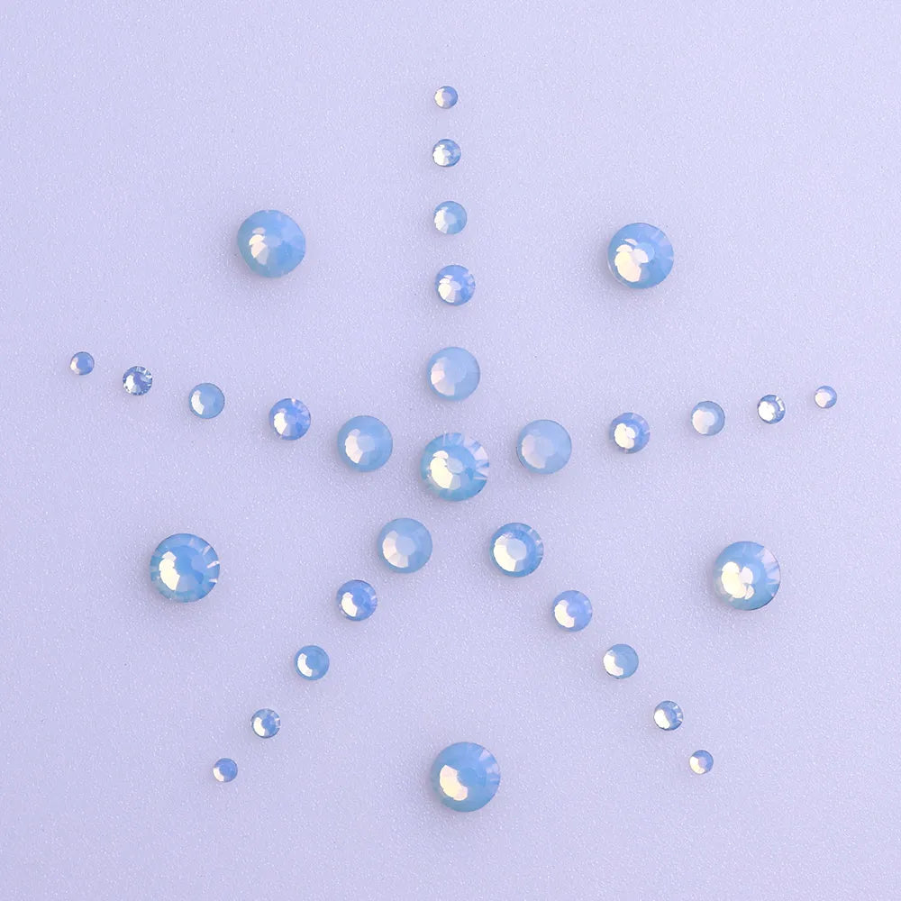 QIYI Factory Wholesale Mixed Size Ss4-ss20 Bling Crystal Rhinestones Bulk for Decorative Nail Art