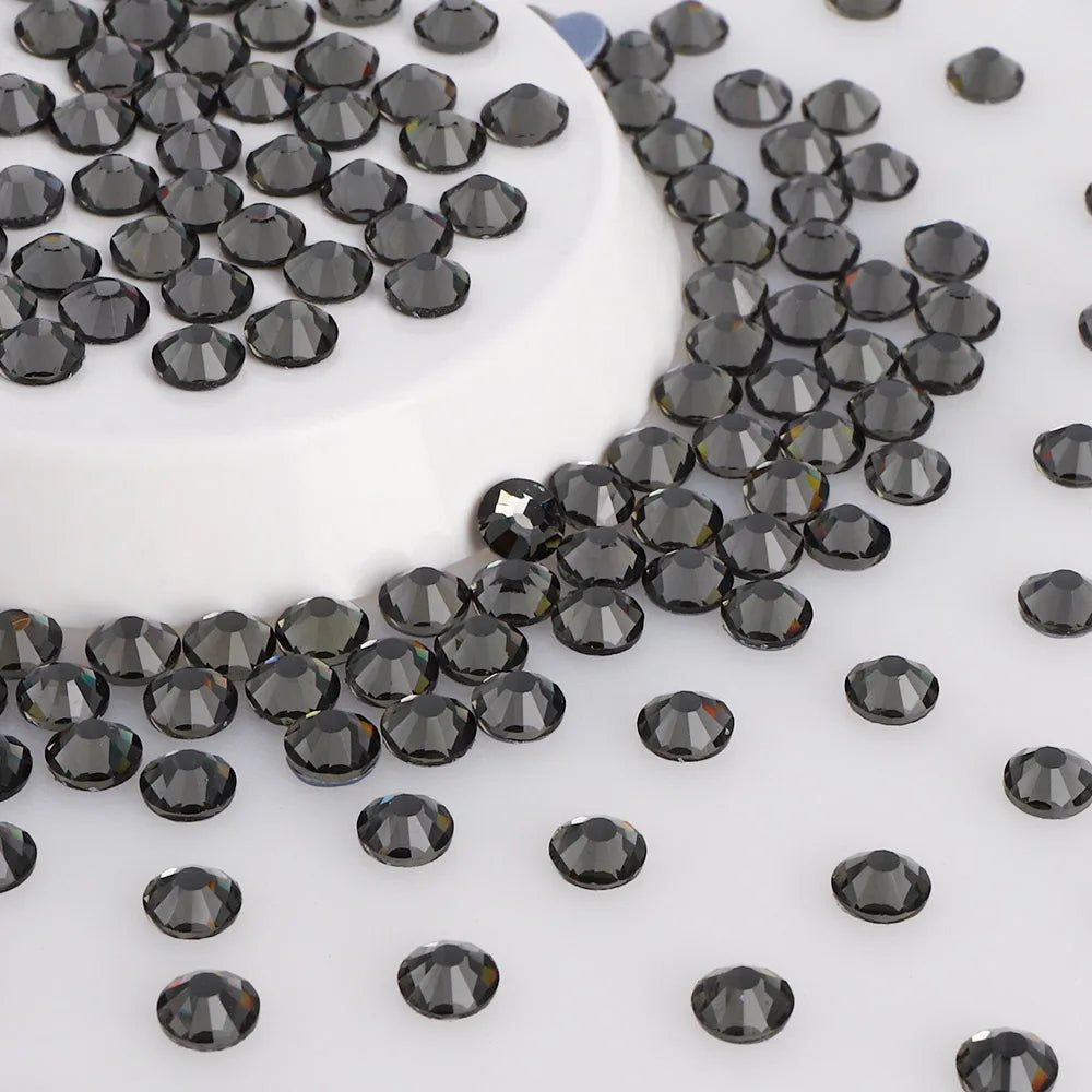 Wholesale Custom Christmas Crystal AB Brown Red Green Rhinestones Hotfix Glass Cristal Rhinestone for Clothes Accessories