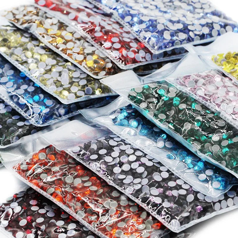 Wholesale Hotfix Rhinestones 70 Colors Loose Rhinestones Flatback Rhinestone Hot Fix for Blingbling Transfers Clothes Shoes