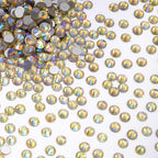 SS6-SS30 Wholesale Small Bag Non Hotfix Glue on 4A+ Quality Rhinestones Glass Crystal Flatback Regular Cut for Nail Art