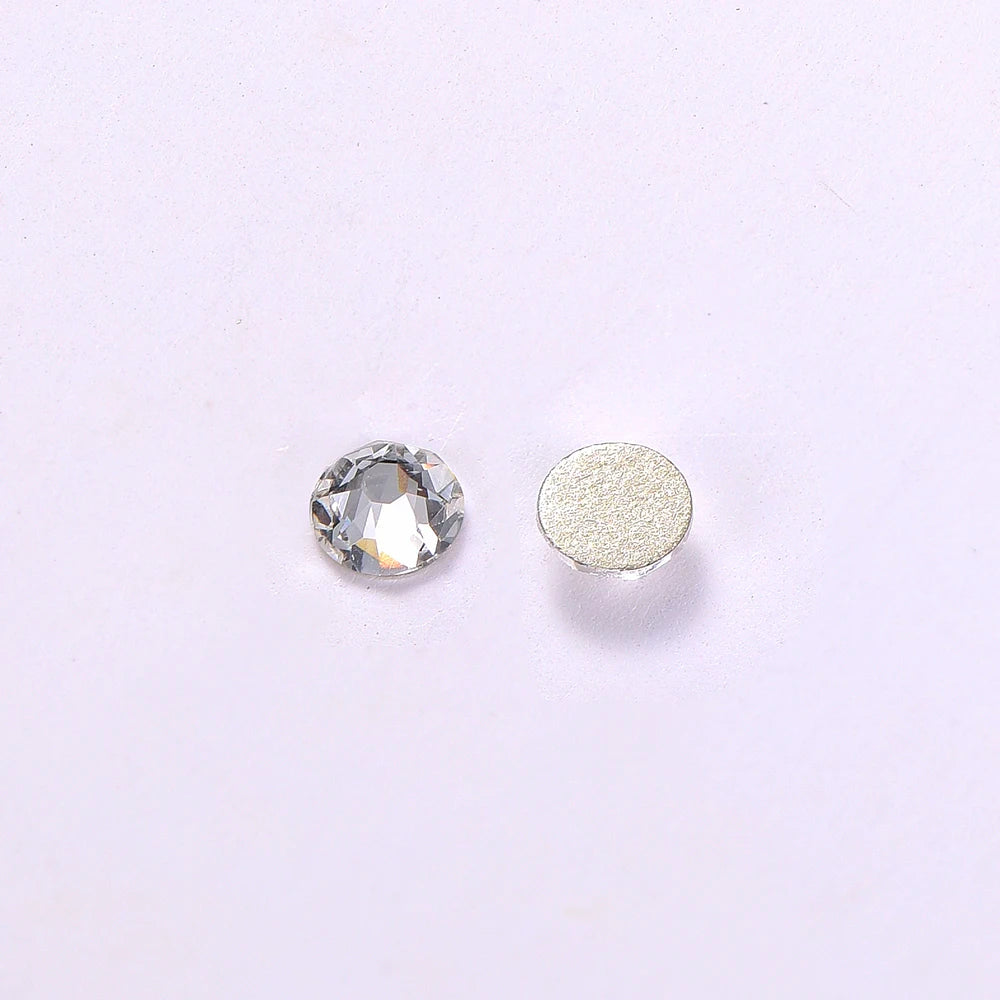 Wholesale 2088 Crystal Glass Rhinestone 16 Cut Facets SS10-SS40 8 Big 8 Small Crystal Strass Flatback Rhinestones