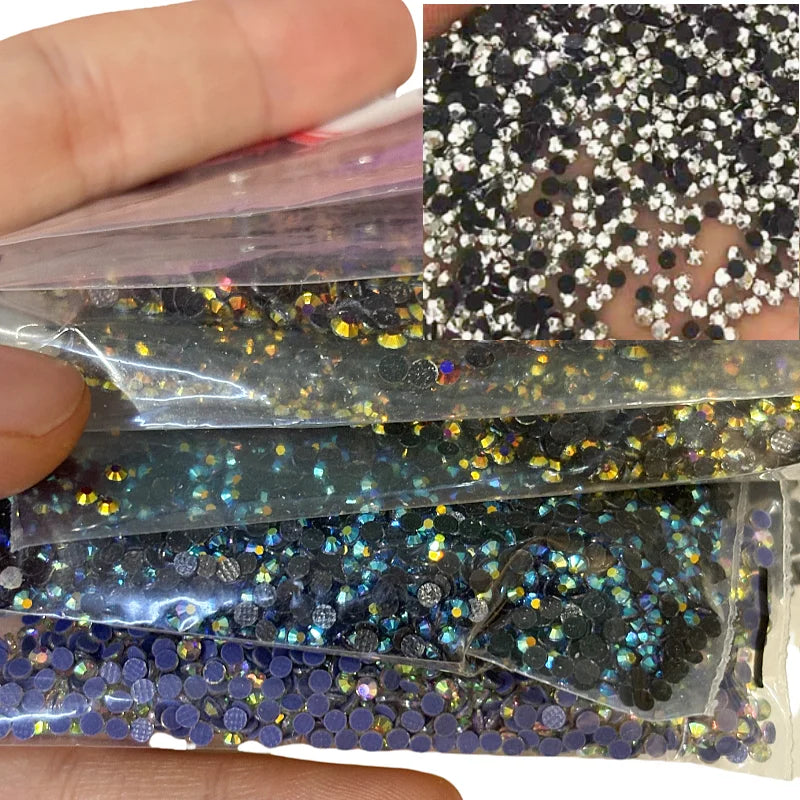 Wholesale SS10 Flatback Rhinestone Hotfix Accessories 1440pcs for Clothing Shoes Bags & Nails Glue-On Technique