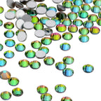Popular Wholesale Flat Back Non Hot Fix Rhinestone Bling Nail Glitter Crystal AB Jelly Rhinestones Bulk for Nail Art Decoration