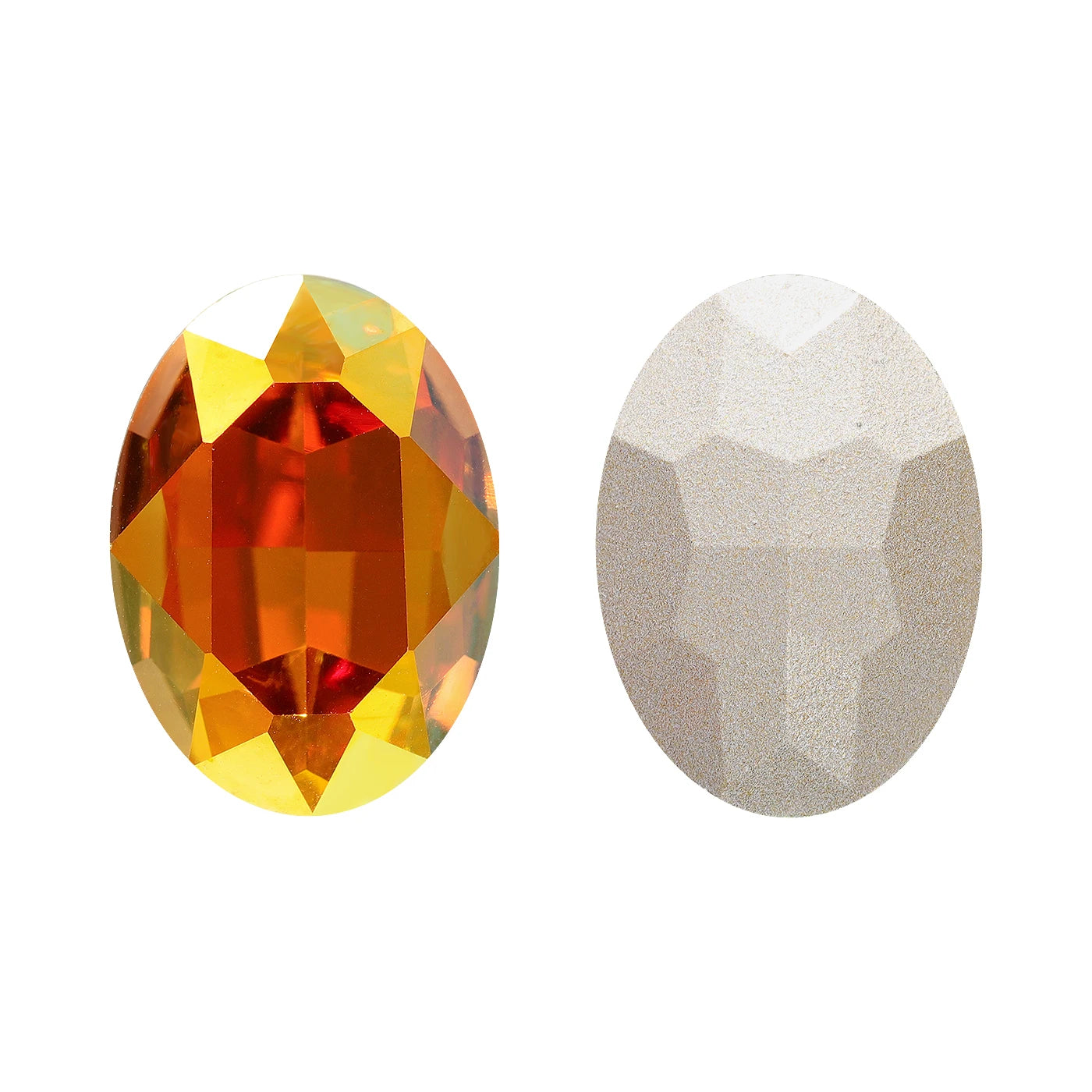 QIYI 2024  New Arrival Effect Factory Direct Wholesale Inviromental Friendly Oval Shape K9 Glass Stone for Clothing  Decoration