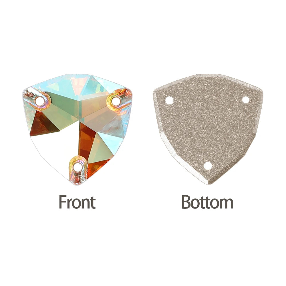 60+ Colors Trillion K9 T Sew-On Crystal Stone Premium Cristal 3272 Rhinestone for Clothes Bags Shoes