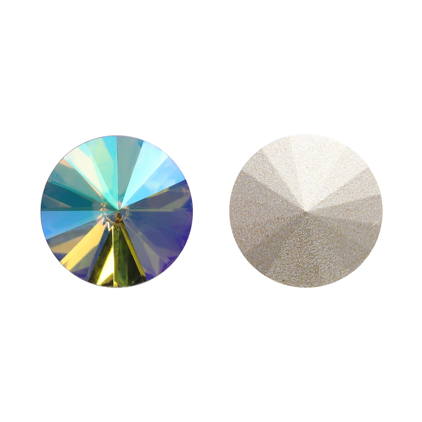 Qiyi New Arrival Rivoli Fancy Shape Eco-friendly Materials Trendy Design K9 Glass High Quality Grade AAAAAA Point Rhinestone