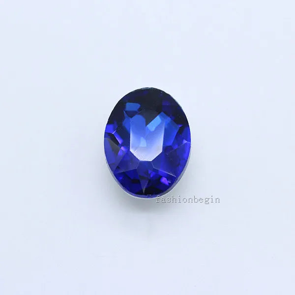 All-size Oval pointback crystal glass rhinestones diamantes fancy stones beads for shoes,bag,clothes, craft DIY jewelry material