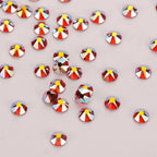 Wholesale Rhinestone 2088 Round Shape 16 Cut Faces High Quality Non Hotfix Crystal AB Rhinestone for Garment Decorations