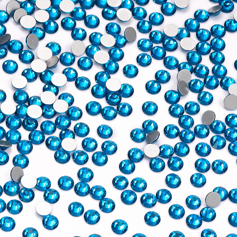 Customization  SS3-SS50 Wholesale Non Hotfix Rhinestones Glass Crystal Flatback Regular Cut Rhinestones for Women Bikini