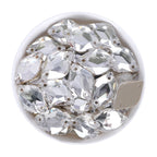 Wholesale Lemon AB Crystal Bling Custom Sew-on Rhinestones 5A Quality FlatBack 2 Holes Sewing Stones Bling Wedding Decoration