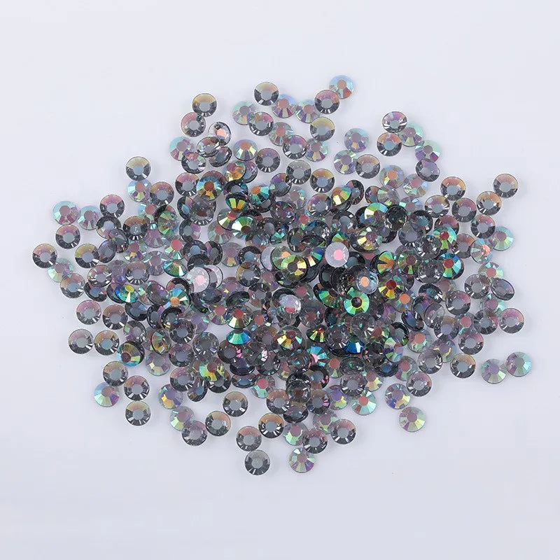 Wholesale Fashion-Shape Transparent Crystal Hot Fix Flat Bottomed Jelly Rhinestones for Handicrafts