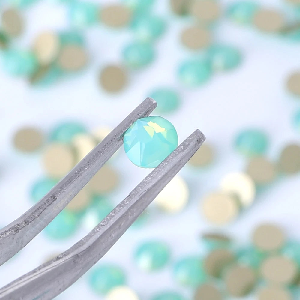 Big Bag 1440pcs/bag Factory Wholesale High Quality Glass Stone Flat Back Cold Fixation Non Hot Fix Crystal Rhinestone