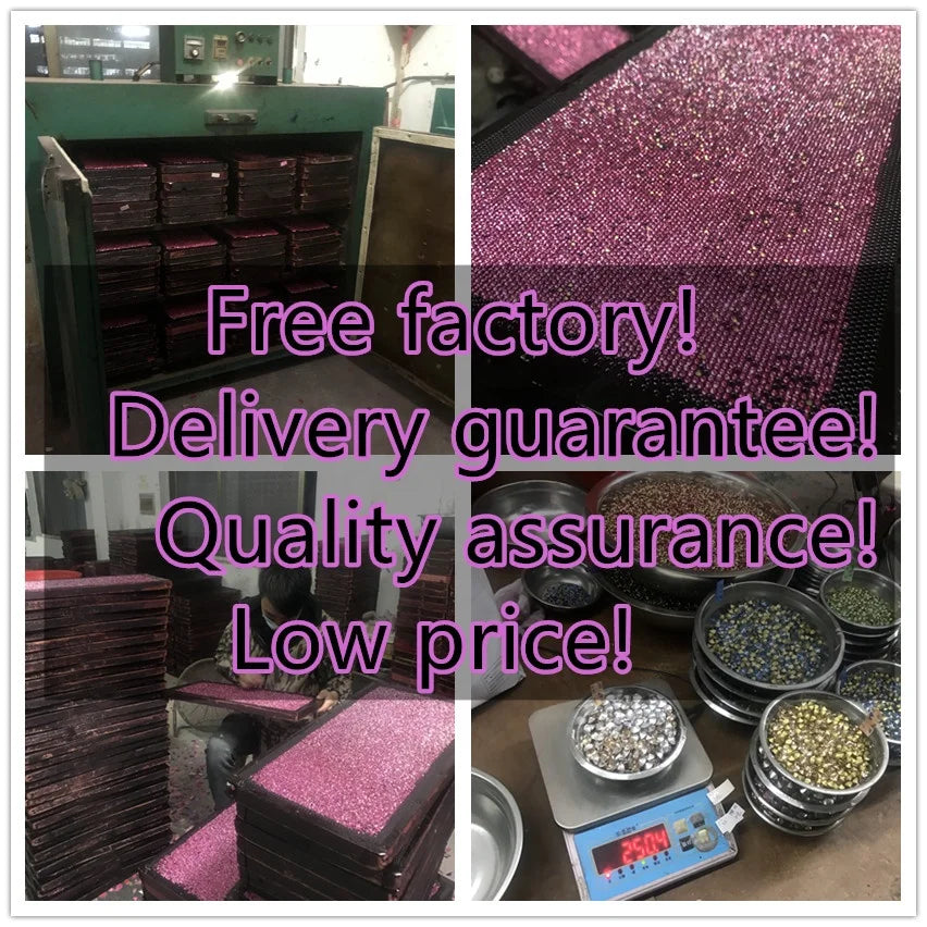 High Quality Bulk Glass Rhinestones Transparent for Nail Art Bags Garments Shoes Decoration Jewelry Decoration