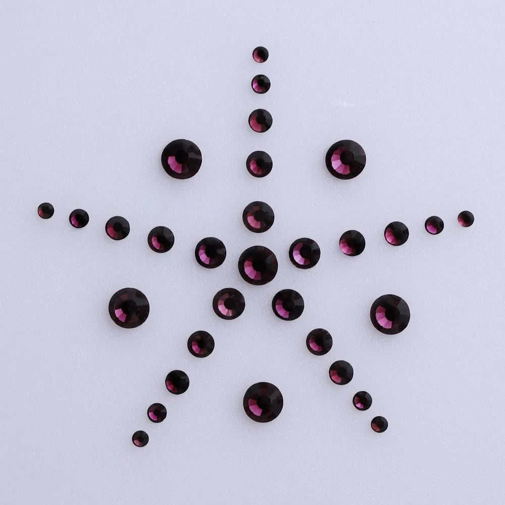 QIYI Wholesale Mixed Size Ss4-ss20 Bling Crystal Rhinestones Bulk for Decorative Nail Art Crafts