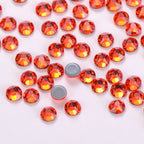 Strass Sewing Fabric Crystal Garment Hotfix Diamond Rhinestone Small Clear Flatback Wholesale 70 Colors AB 8 Big and 8 Glass