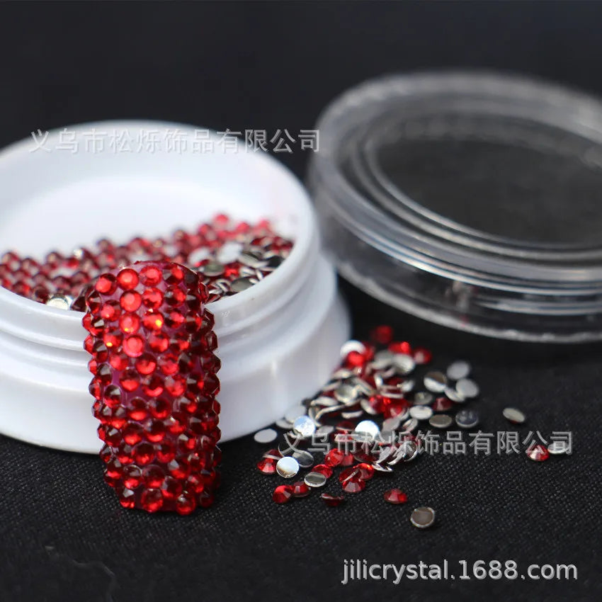 High Quality Bulk Flat Back Resin Rhinestones Flat Bottomed Rhinestone for Clothing Craft & Accessories Decoration Wholesale