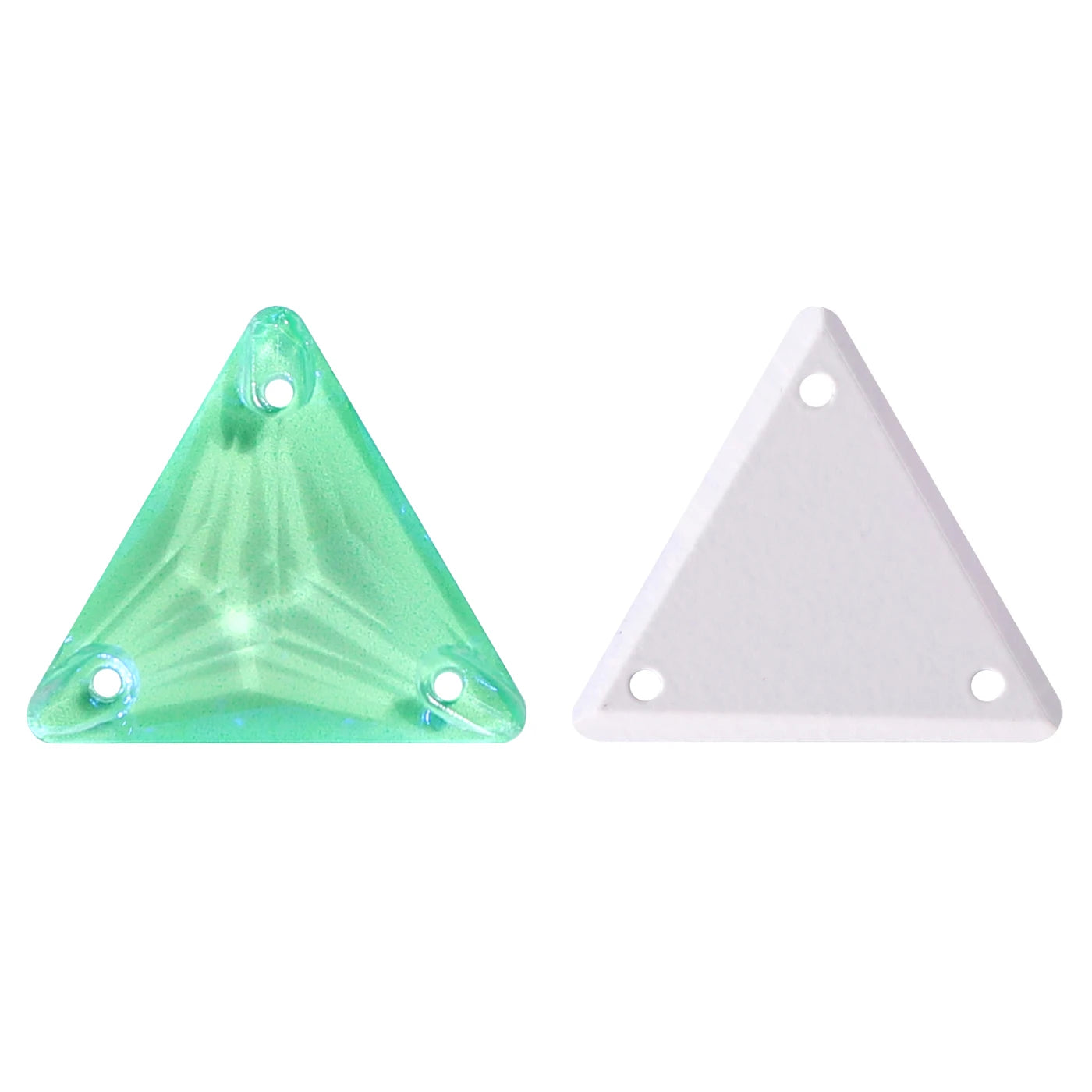 Triangle 12mm 16mm 22mm 80+Colors Sew on Rhinestones 3270  Flat Back Bling Bling Diamond Stone for Fashion Jewelry Clothes