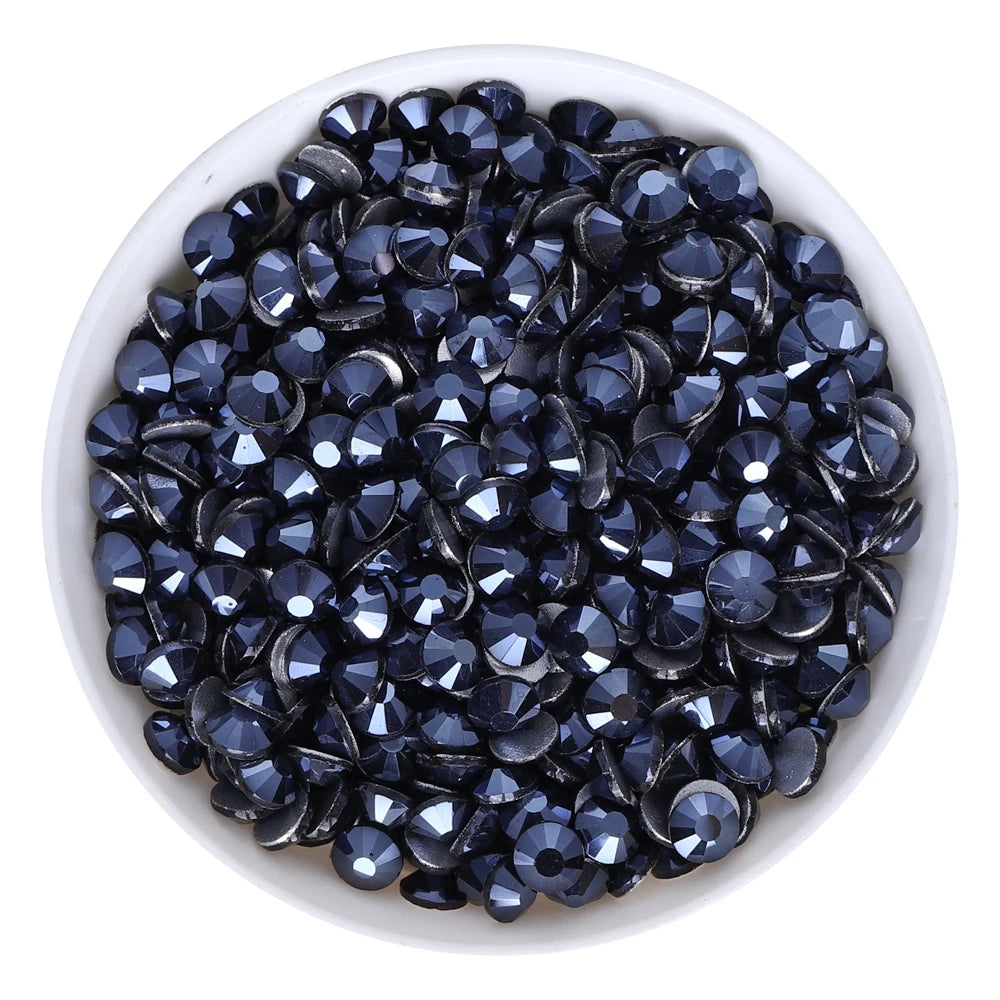 QIYI  SS30-SS60 1130-1187 14400pcs Non Hot Fix Flat Back Factory Wholesale High Quality Durable Glass Rhinestones for Girls