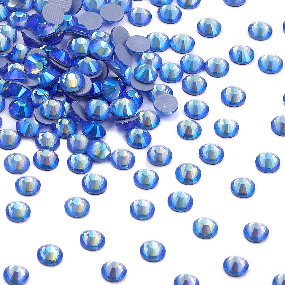 Hotfix Glass Rhinestone Bling Crystal AB Effect High Quality Rhinestones Bulk Crystals Stones Garment Accessories for Clothing