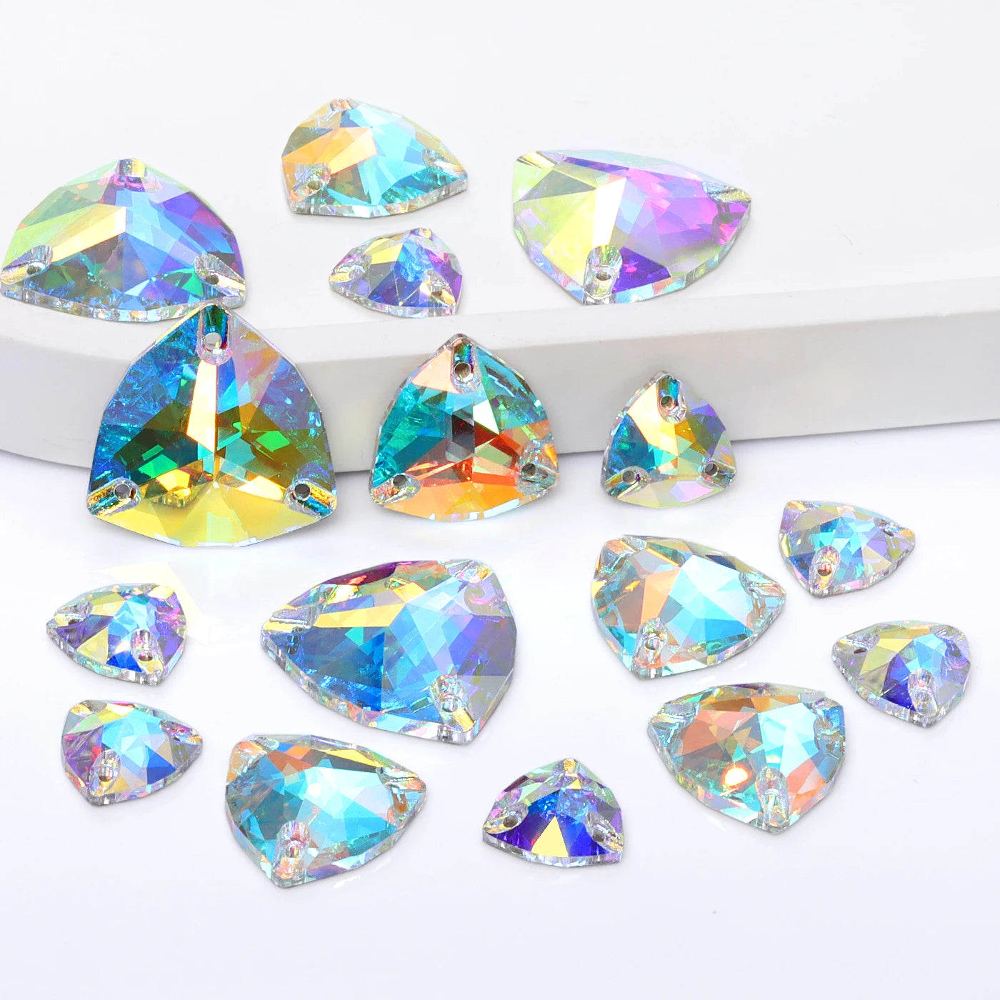 60+ Colors Trillion K9 T Sew-On Crystal Stone Premium Cristal 3272 Rhinestone for Clothes Bags Shoes