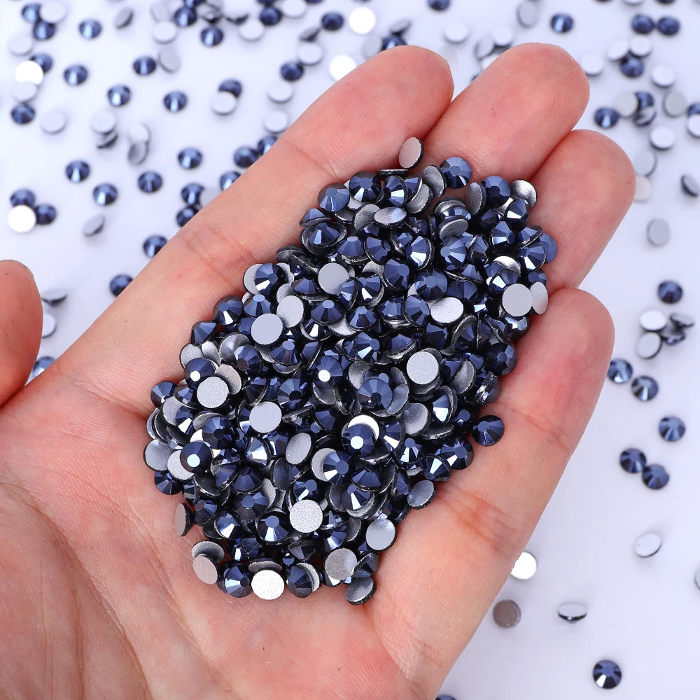 QIYI SS10-SS20 1130-1187 14400pcs Non Hot Fix Factory Direct Wholesale High Quality Durable Glass Crystal Rhinestones for Girls